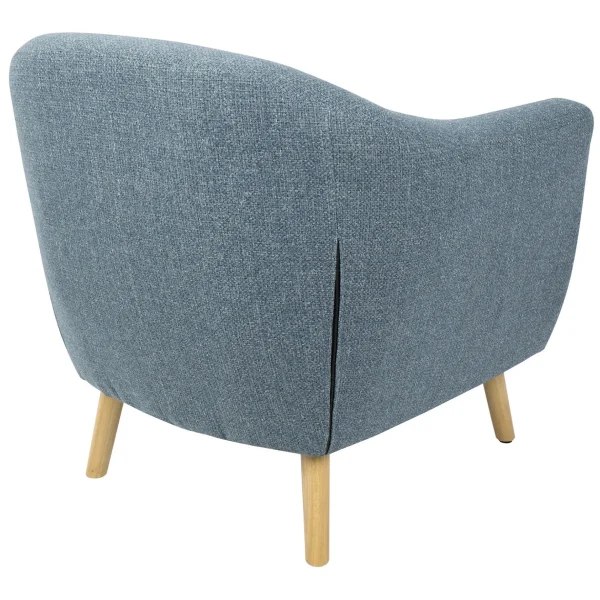 * Rockwell Blue Mid-Century Modern Accent Chair Opening Sales Shop