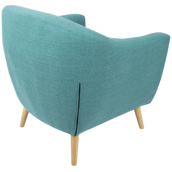 * Rockwell Teal Mid-Century Modern Accent Chair Gift Selection Hot