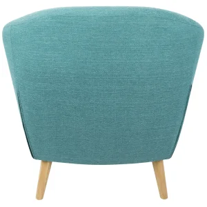 * Rockwell Teal Mid-Century Modern Accent Chair Gift Selection Hot
