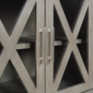 * Rowan 2-Drawer Grey Cabinet Flash Sale Store