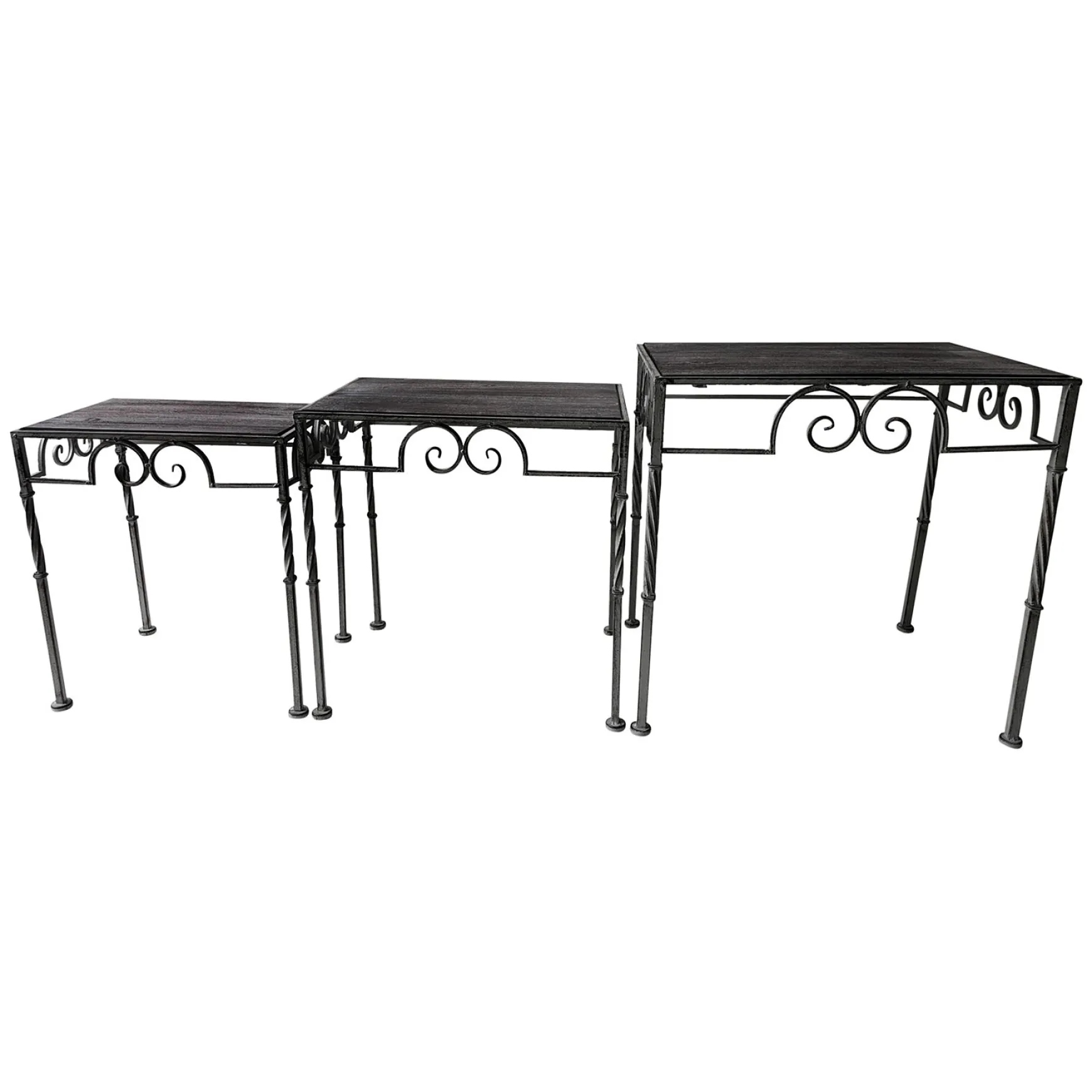 rustic_rectangle_wood_top_table_with_twist_leg_large_flash_sale_0.webp * Rustic Rectangle Wood Top Table With Twist Leg, Large Flash Sale Best Sale