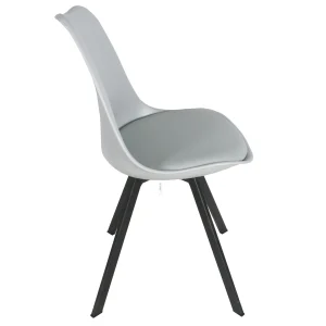 * Sally Dining Chair, Grey Online Discount Flash Sale