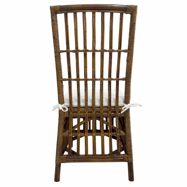 * Set Of 2 Honeybloom Cade Brown Rattan Box Chair Outlet Shop