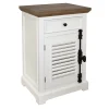 * Sharon White Accent Cabinet Clearance Flash Sale