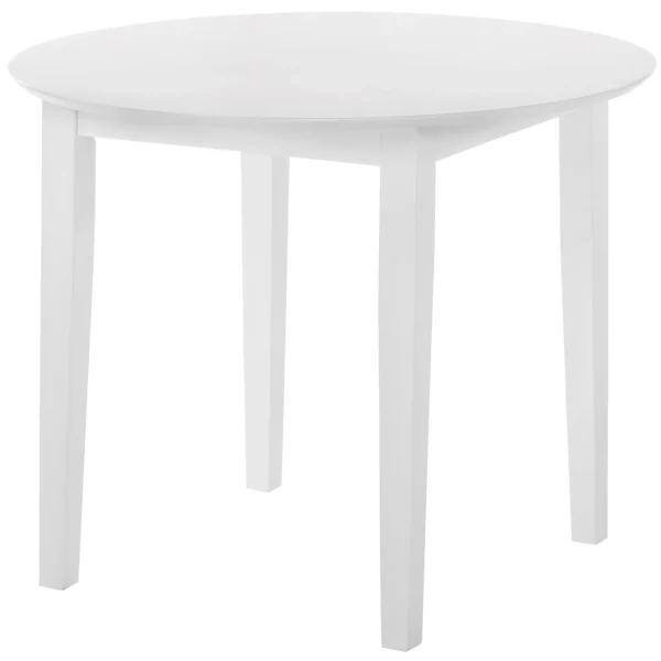 * Sophia White Round Dining Table, 35 Promotion Sale