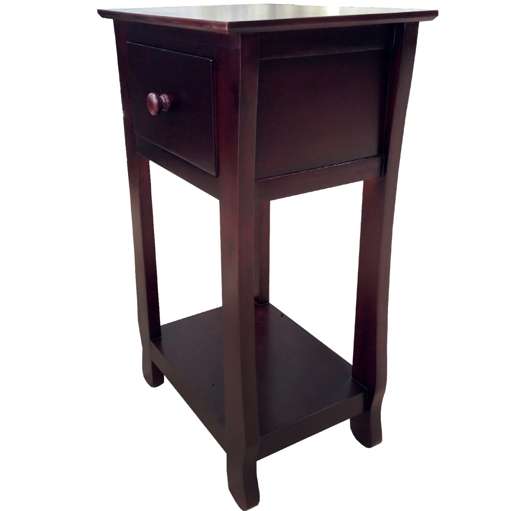 theodore_brown_drawer_thick_leg_end_table__gift_selection_0.webp * Theodore Brown 1-Drawer Thick Leg End Table, 26 Gift Selection Fashion