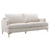 * Tribeca Ivory Upholstered Sofa Opening Sales Flash Sale