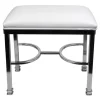 * Vanity Bench Chanel Chrome White Gift Selection Outlet