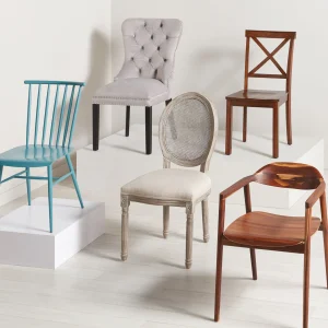 * Velvet Grey Tufted Ring Back Dining Chair Discount Online Discount