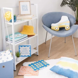 * Vienna 3-Tier White Folding Bookshelf Outlet Sale