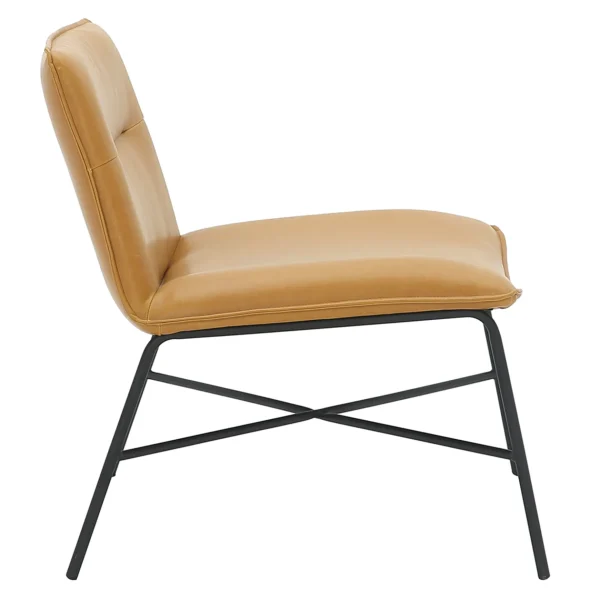 * Zoey Accent Chair, Camel Exquisite Gifts Sale
