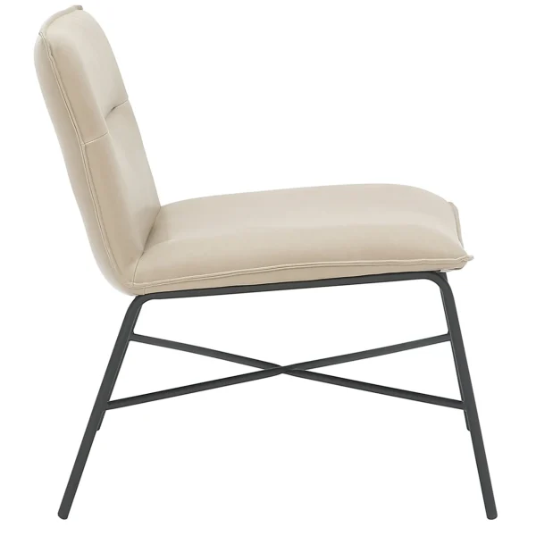 * Zoey Accent Chair, Light Grey Fashion Cheap